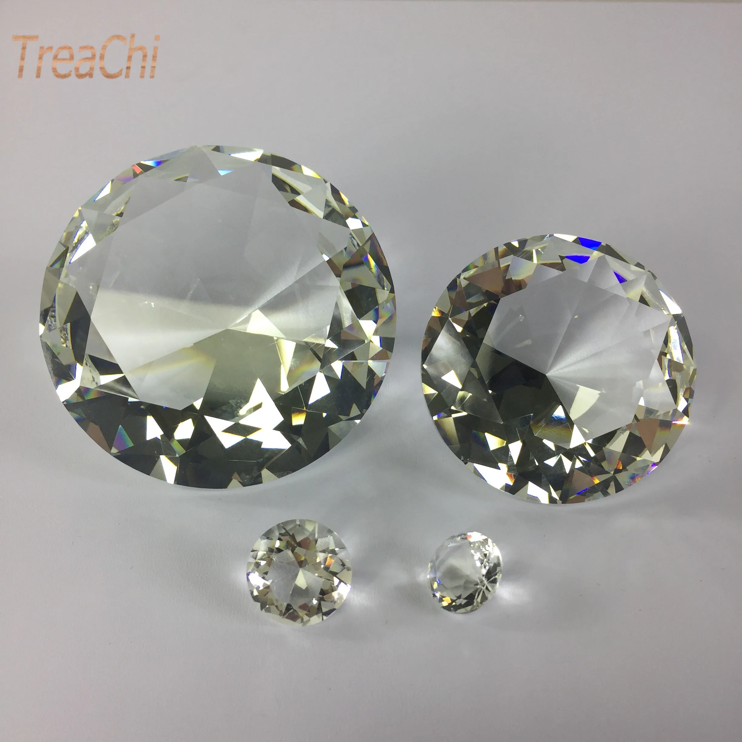 Кристально прозрачный бриллиантовый пресс граненый вырез стекло алмазное