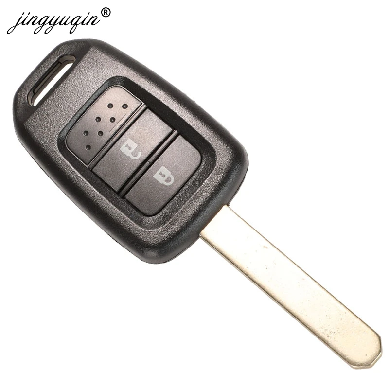 Jingyuqin 2/3/4 кнопки дистанционного ключа оболочки для Honda Accord CR-V FIT XRV VEZEL CITY Джаз CIVIC HRV FRV дистанционный ключ чехол Брелок