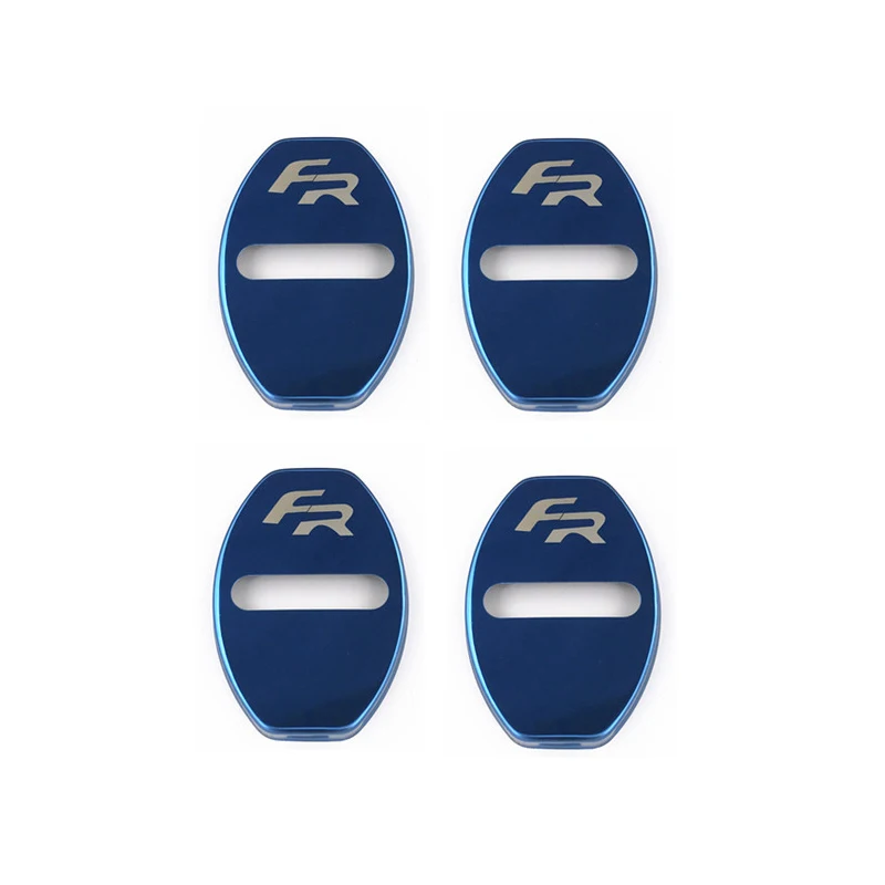 Автомобильный-Стайлинг дверного замка крышка из нержавеющей стали наклейка