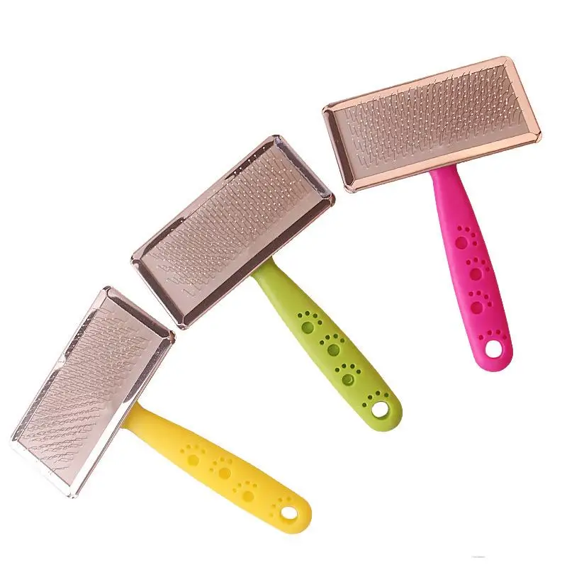 

1Pcs Pet Comb Dog Hair Removal Knot Grooming Comb Dog Accessories Massage Steel Needle Comb Dog Supplies Pets Cleaning Supplies