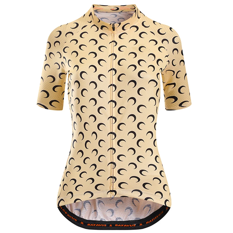 Новая летняя женская велосипедная футболка Moon кожаная цветная одежда белая