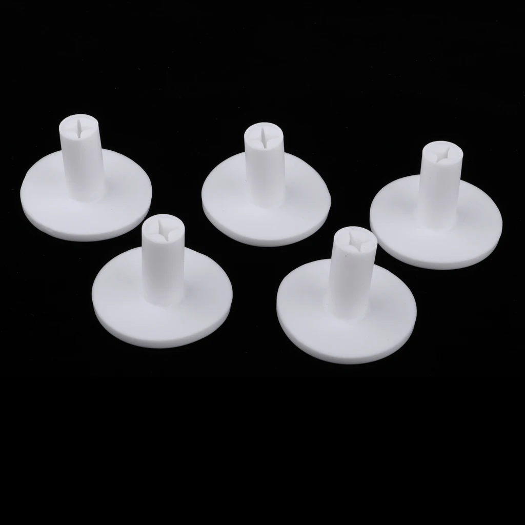 

5Pcs/Pack Rubber Golf Tees Holder Golf Tee Driving Range Practice Mat 35mm Durable Golfer Accessories Training Tool - White