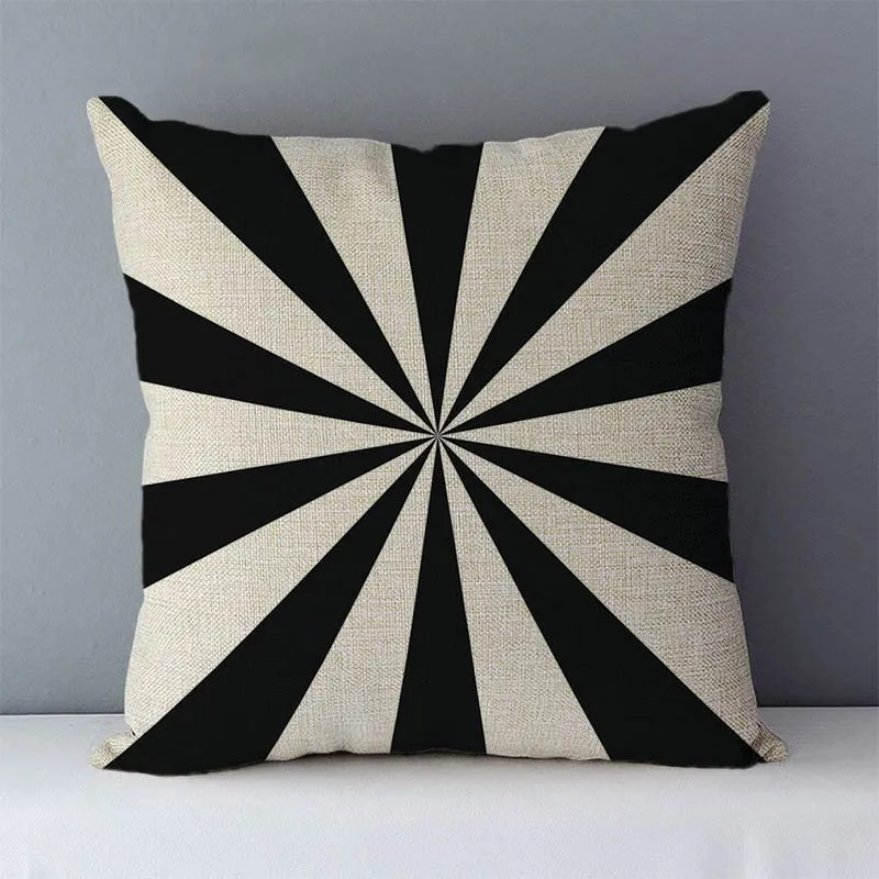 

Quality Cozy Popular Geometric Couch Cushion Home Decorative Pillows 45x45cm Seat Back Cushions Bedding Pillowcase Without Core
