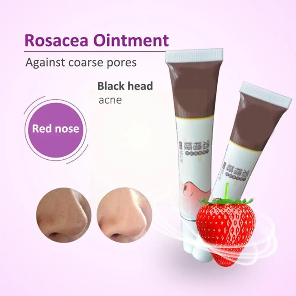 

Red Nose Blackhead Remover Acne Treatment Herbal Anti Remove Bleaching Face Mites Nose Rosacea Pores Ointment Cream Shrink F5C5