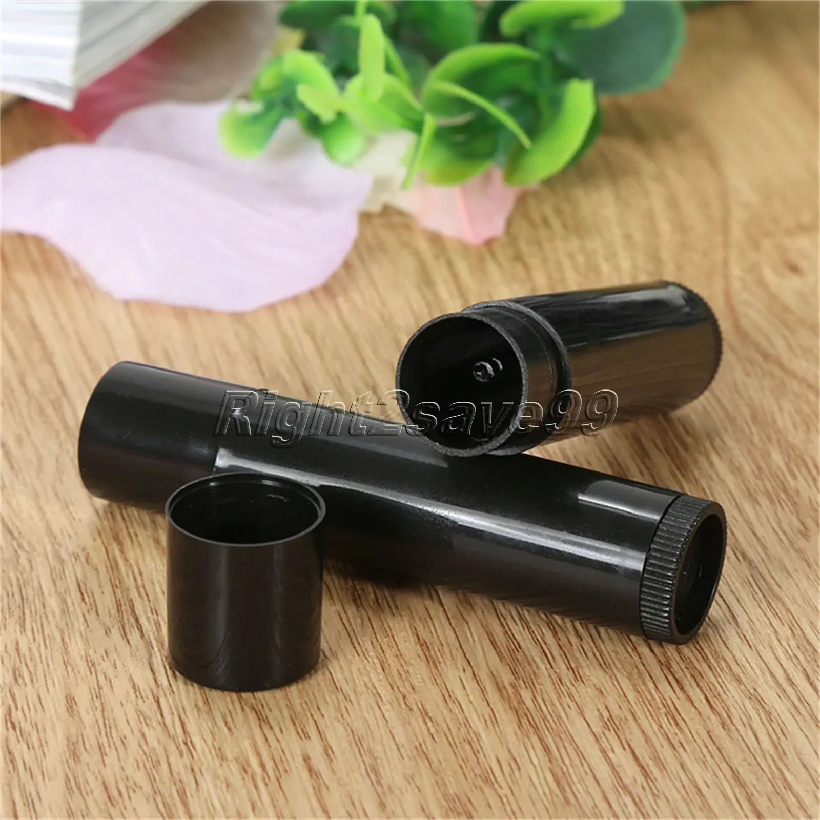 5 шт. мл пустой прозрачный бальзам для губ в тюбике s контейнеры розовый черный