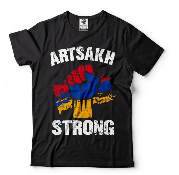 

Artsakh Strong Artsakh is Armenia Armenian Flag Gift T-Shirt