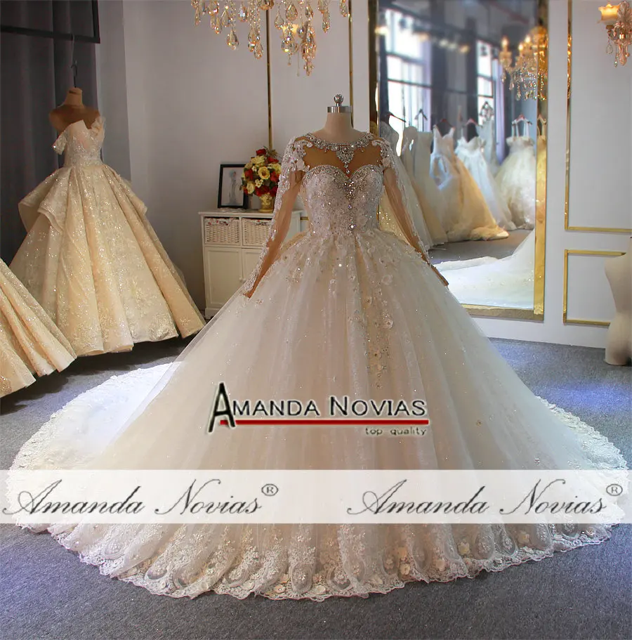 2022 платье невесты Аманда новиас наивысшего качества на заказ тяжелое свадебное с