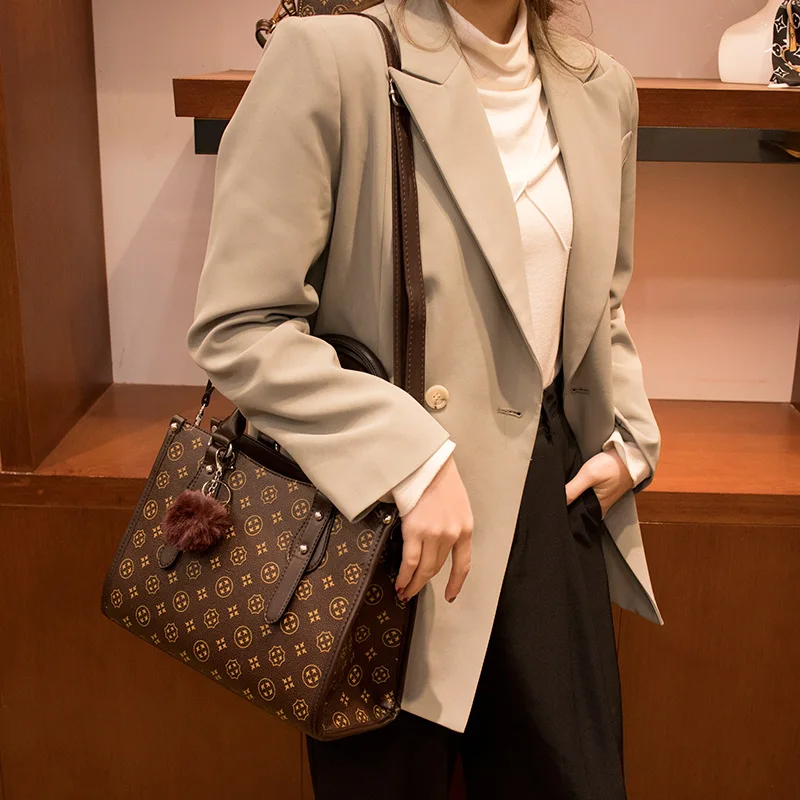 

2021 New Fashion Single Shoulder Messenger Bag High Quality Large Capacity Satchels Printing Pattern Crossbody Bag for Women Sac