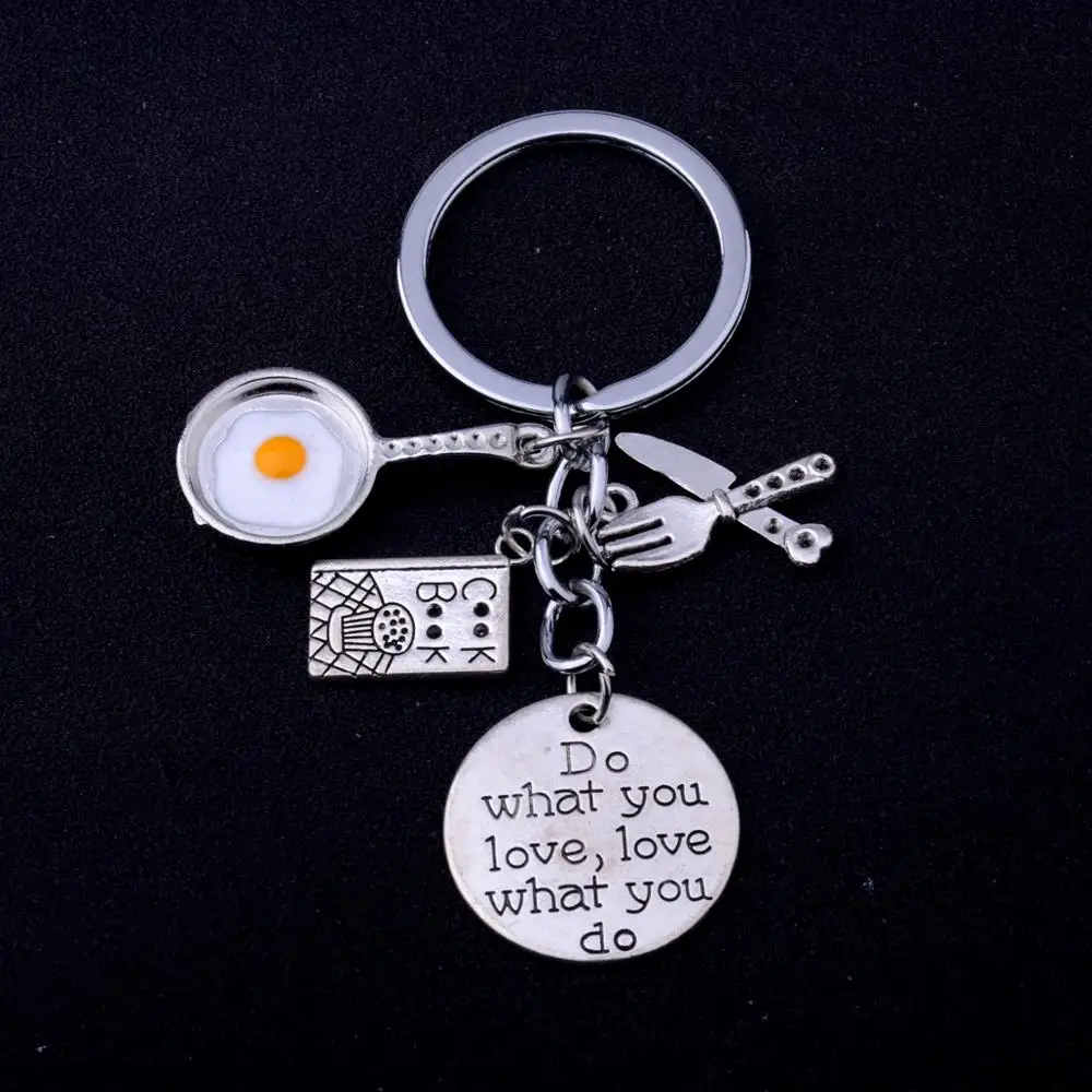 36 шт. брелки шеф-повара Выгравированные слова для того что вы любите делаете