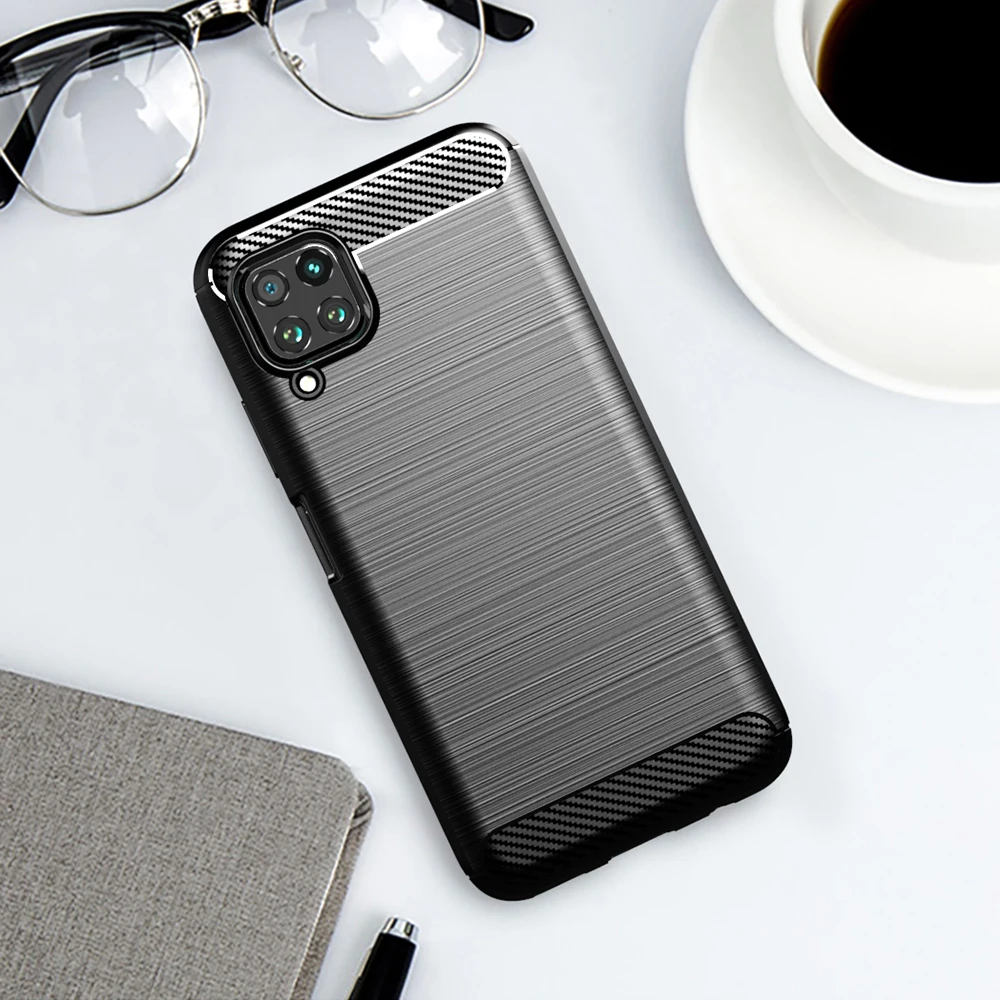 Чехол для Huawei Nova 7i Силиконовый прочный бронированный мягкий чехол накладка 7 i