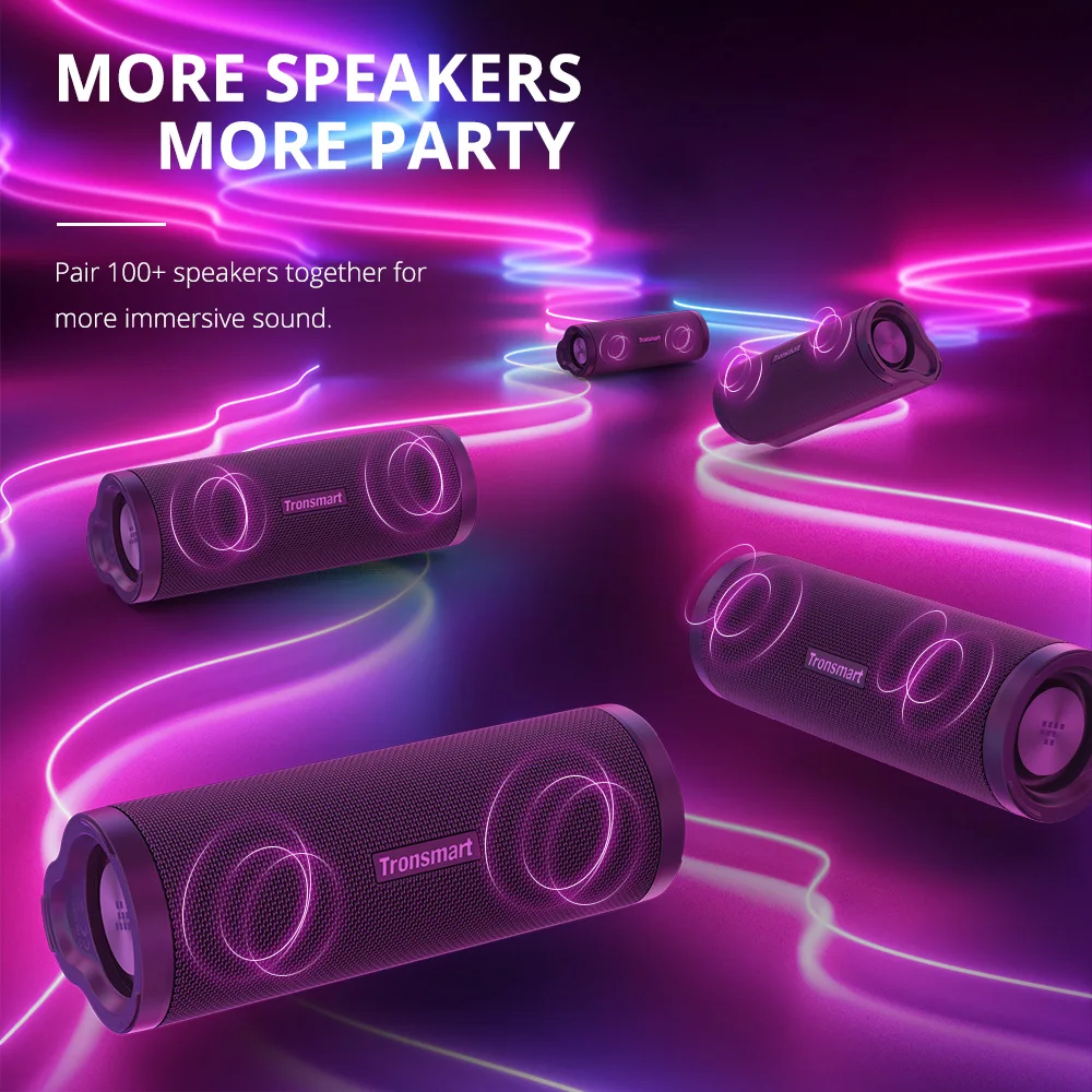 Bluetooth Колонка Tronsmart Force 2 30 Вт переносная колонка с чипом QCC3021 водонепроницаемость