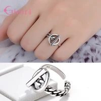 925 sterling silver adjustable statement rings for women girls fashion jewelry 2020 trend wholesale