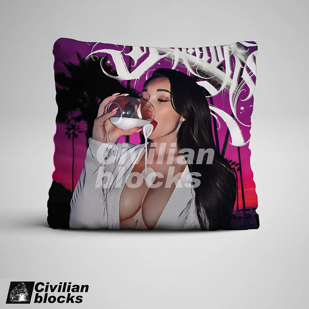 

West Coast Chicano Oldschool Pillow Chair Cushions Home Decor Seat Cushion Cojines Decorativos Para Sofa Backrest Pillow Outdoor