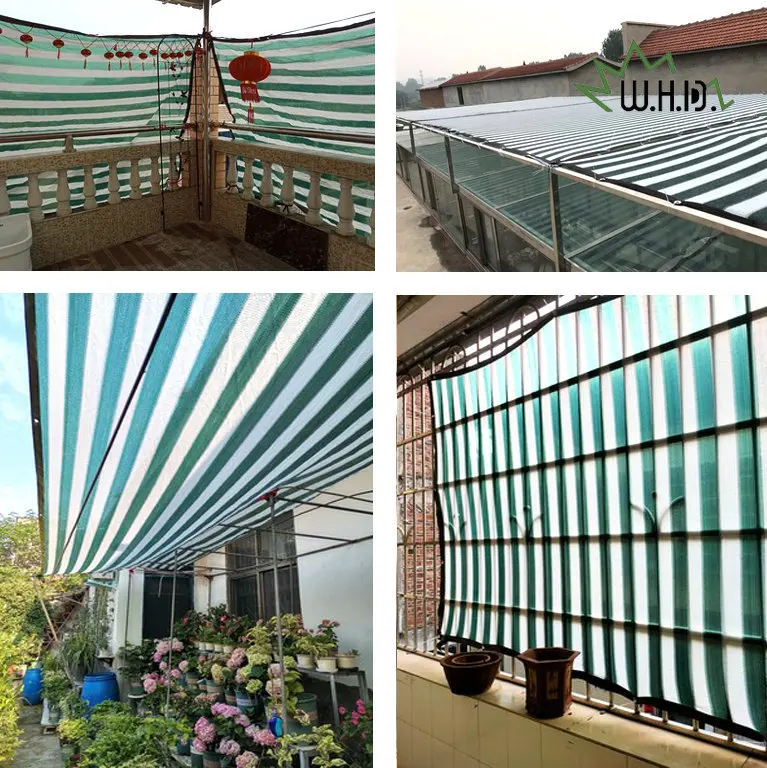 Солнцезащитный козырек оттенок из ПЭНД материала полосатый солнцезащитный