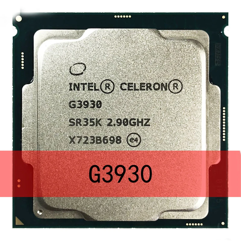 

Двухъядерный процессор Intel Celeron G3930, 2,9 ГГц, 2 Мб, 51 Вт, LGA 1151