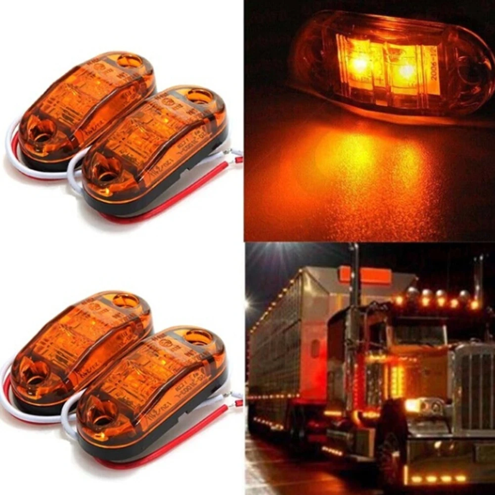 

led light bulbs p21w led car car led CSV SALE Creative 10Pcs LED Amber Side Marker Light Lamp Car Truck Trailer Kit lamp