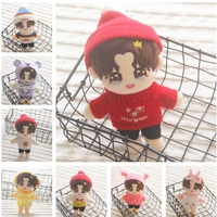 wang yibo idol figure star doll with clothes plush toy wang tiantian doll dress up birthday gift