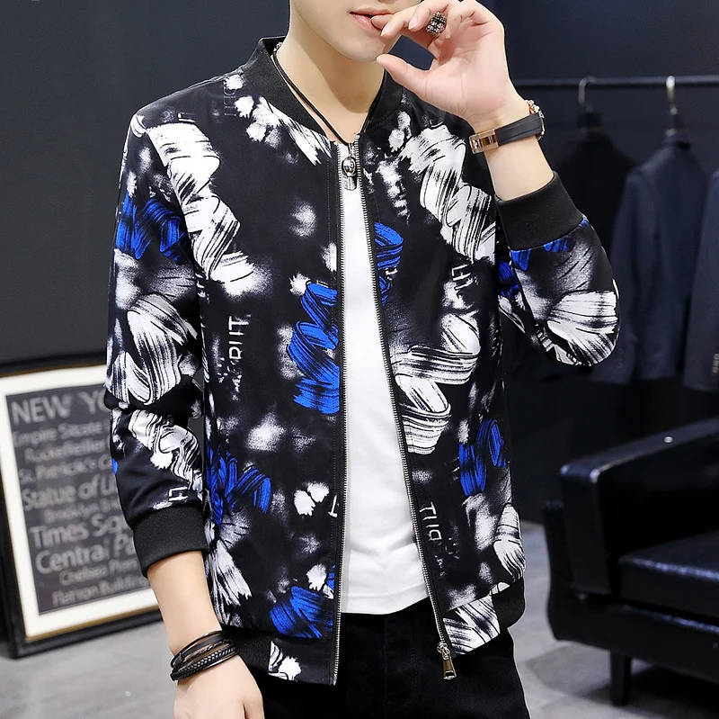 Уличная одежда для клуба мужская куртка бомбер размера плюс 6xl с цветочным