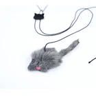 Интерактивная игрушка для питомцев кошек Игрушка подвесная дверь кота поймать веревку Мышь Self-крена, палочки для кошек домашних животных Аксессуары для кошек