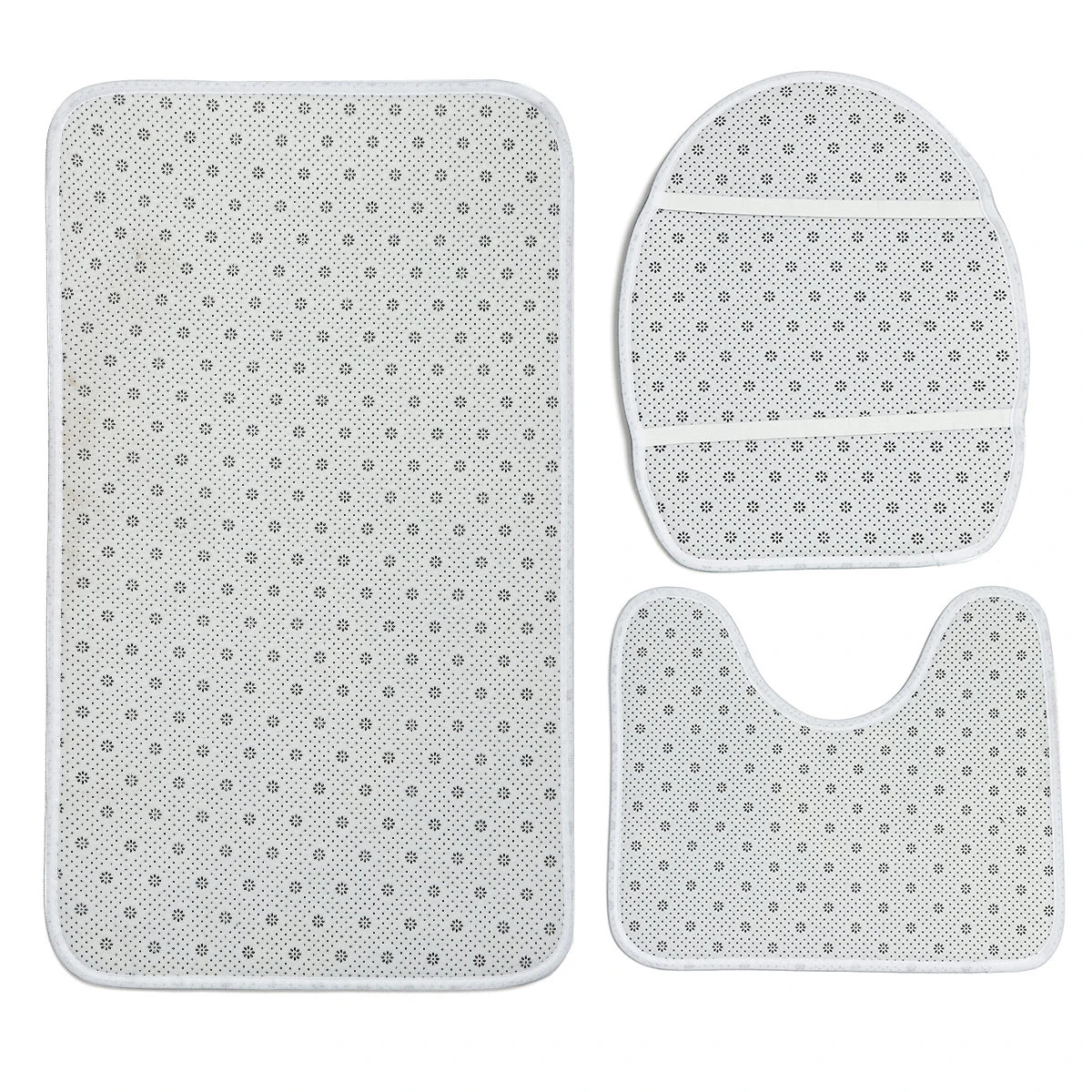 3 Pieces Bathroom Set Nautical Theme Sea Turtle Retro Map Durable Bath Toilet Cover Mat Pedestal Rug Non-Slip | Дом и сад