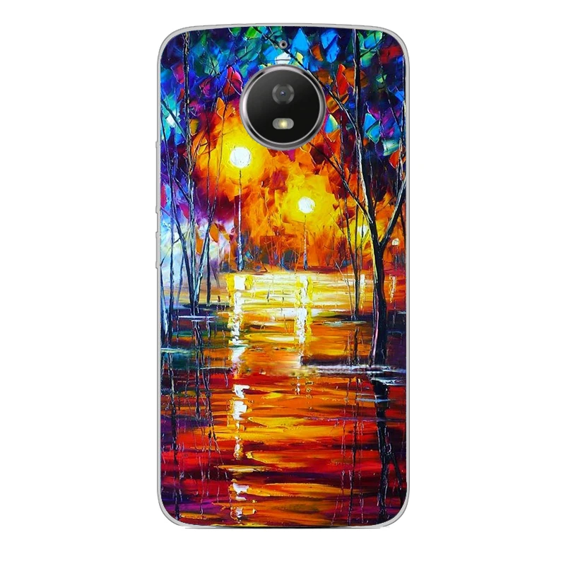 Ciciber Van Gogh чехол для Motorola Moto C Z2 Z3 ONE G4 G5 G5S G6 E4 E5 Play Plus Power X4 телефона мягкий ТПУ Coque Fundas