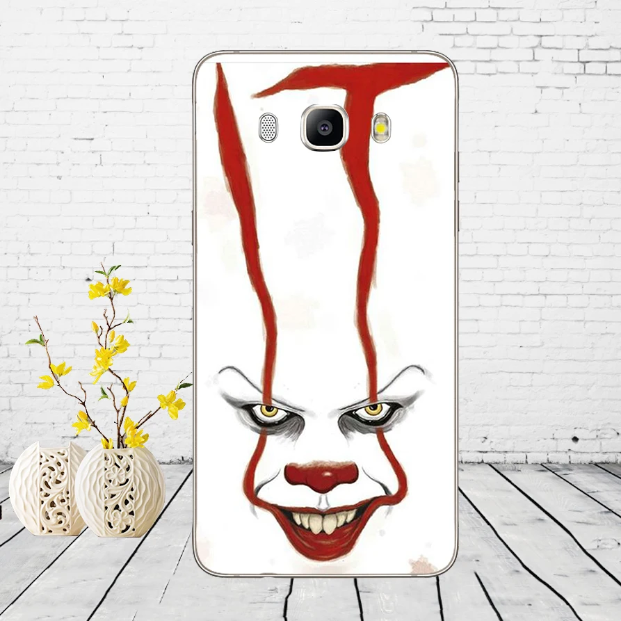 291DD Pennywise ужас клоуна мягкий силиконовый чехол для Samsung Galaxy a3 a5 2017 A6 A8 2018 j3 j5 j7 2016