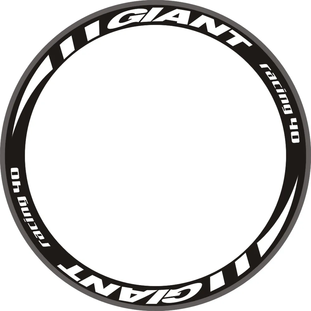 Гоночный 40 стикер колеса s наклейки для обода водонепроницаемый светоотражающий