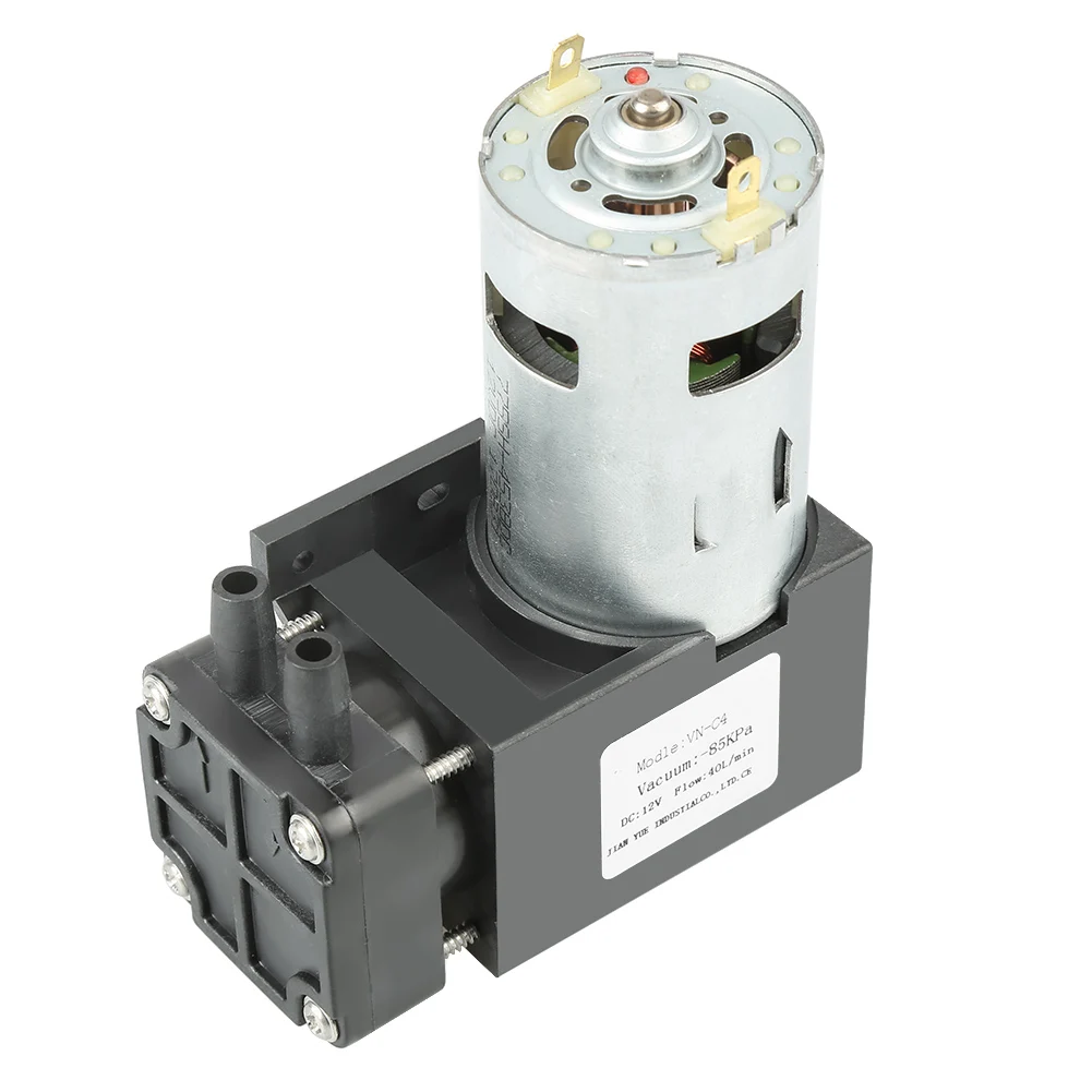 

1pc DC12V 42W Mini Small Oilless Vacuum Pump -85KPa Flow 40L/Min