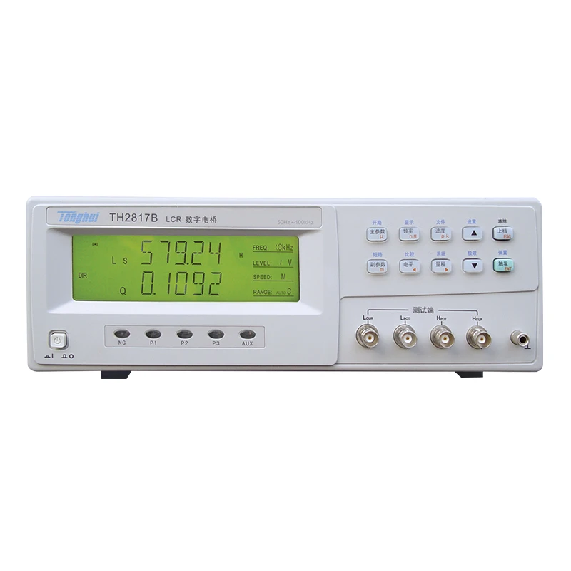 TH2817B LCR тестовый er 50 Гц 100 кГц ESR метр с 10 тестовыми частотными точками|Фарадаметры|