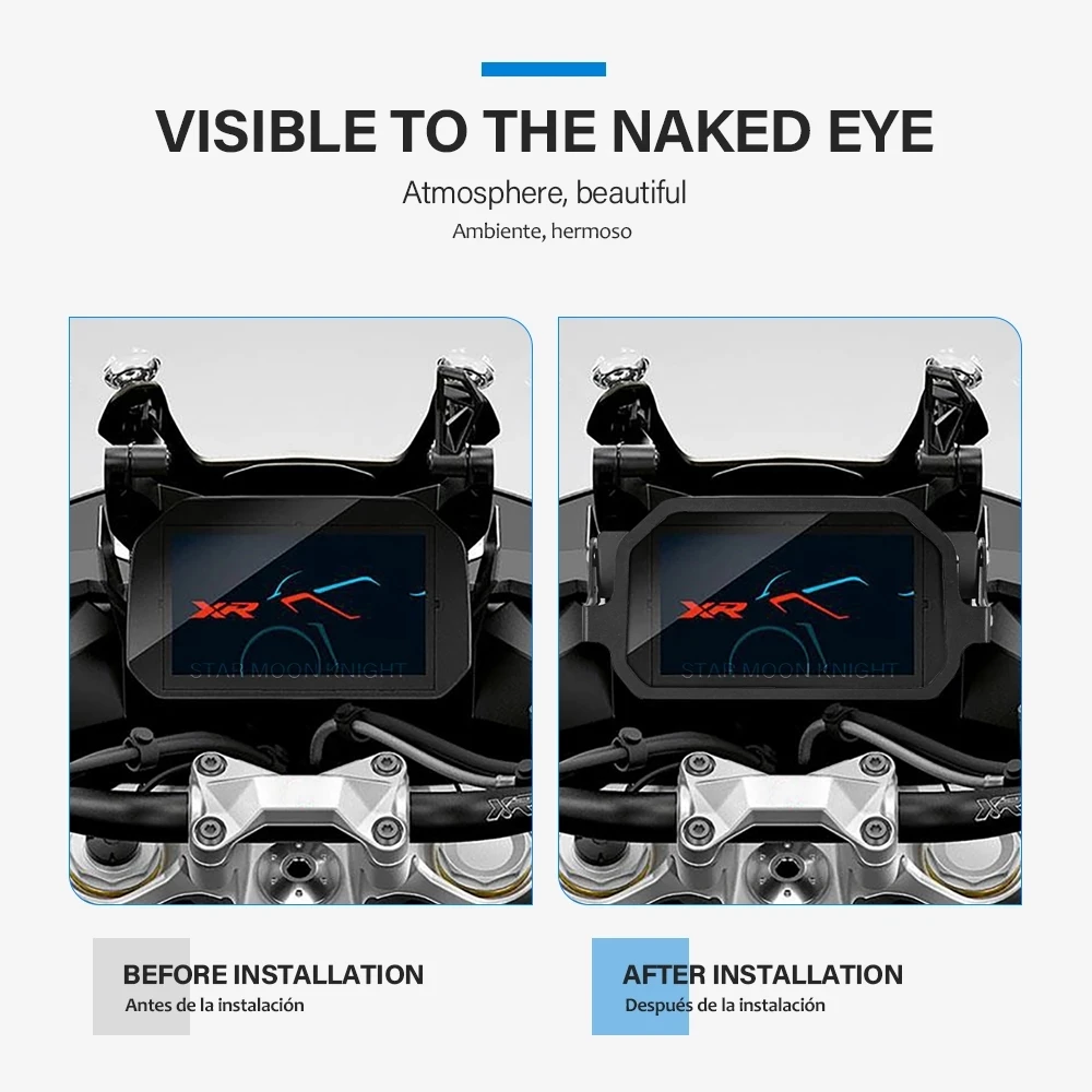 Рамка для мотоциклетного прибора солнцезащитный козырек тонкопленочная пленка