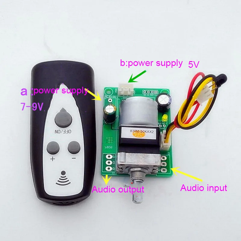 Пульт дистанционного управления Lusya audio плата регулировки громкости с