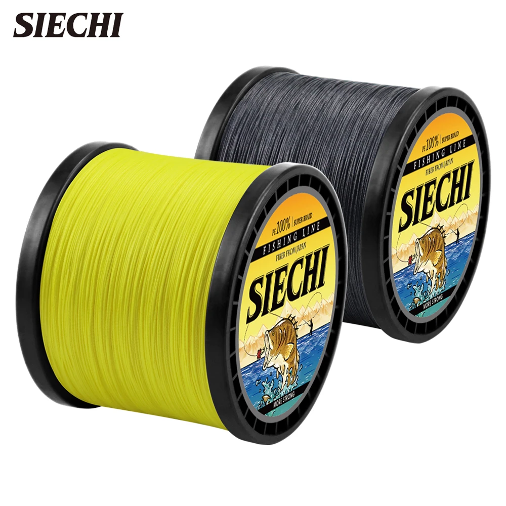 

Гладкая 4-жильная рыболовная леска SIECHI, 300 м, 500 м, 1000 м, сверхпрочная многонитевая проволочная многоцветная леска для ловли карпа
