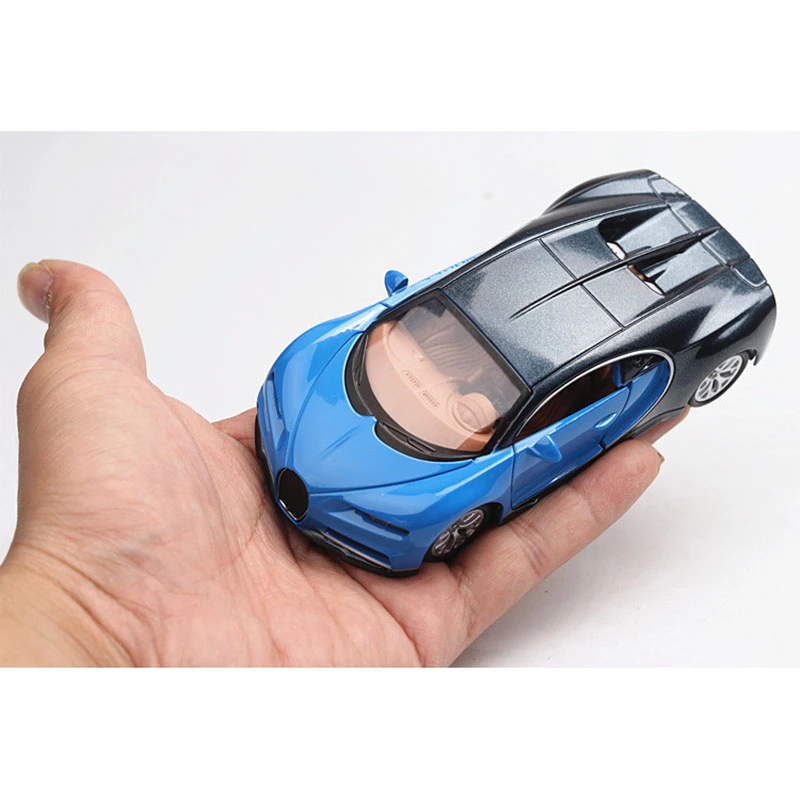 1/36 Bugatti Chiron литья под давлением брелок для автомобильных ключей модель в коробке