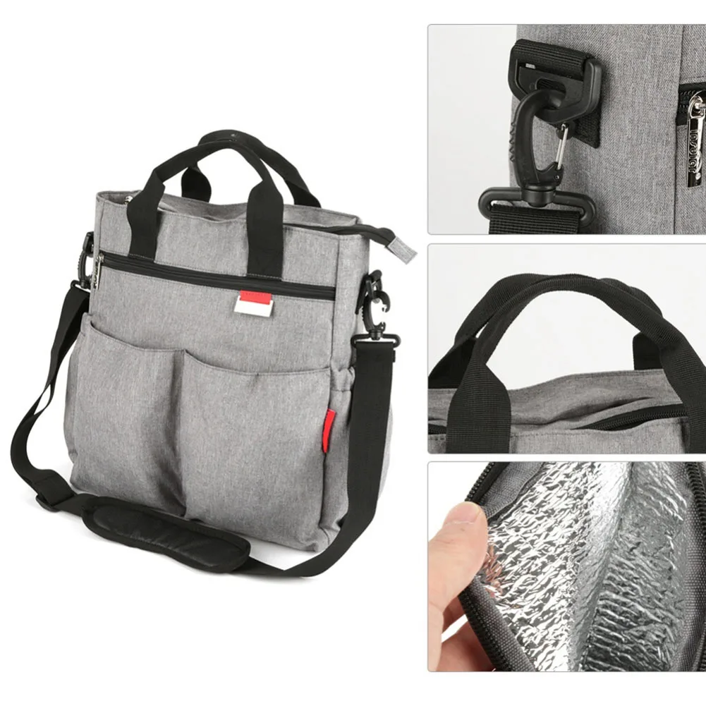 Водонепроницаемый с ремешком подгузник износостойкий на молнии сумка для