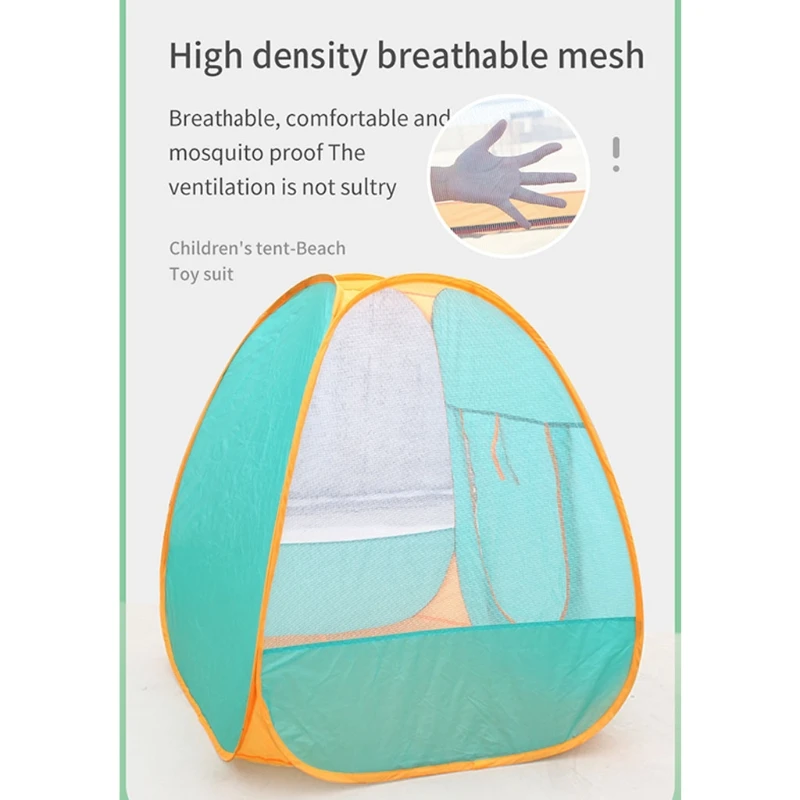 

A2UB 8 Pieces Beach Toys Summer Beach Tent Outdoor Parent-Child Interactive Game Toys