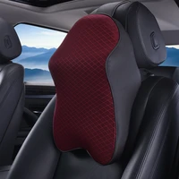memory foam car headrest pillow massage seat back waist support neck rest pillow car cushion interior accessories