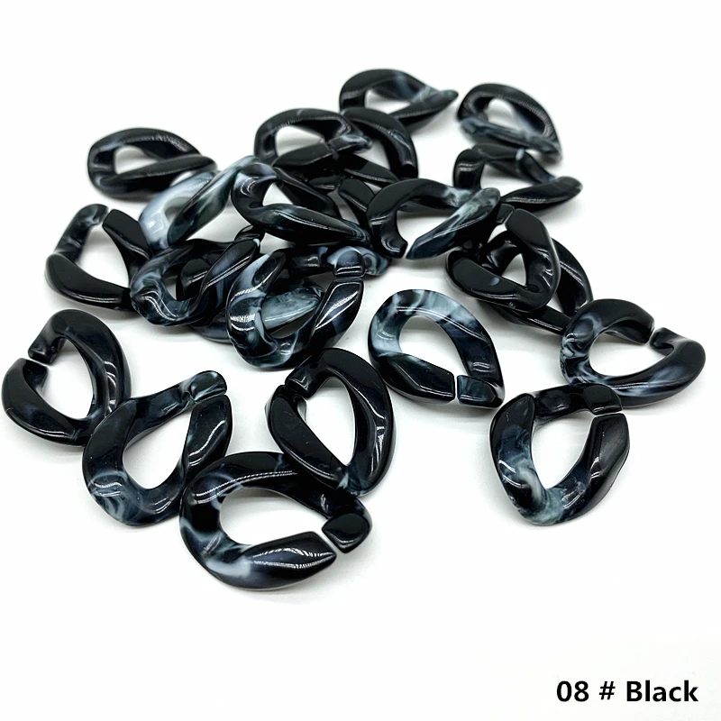 20 шт. 17x23 мм акриловые Звенья из бисера звено аксессуары для изготовления