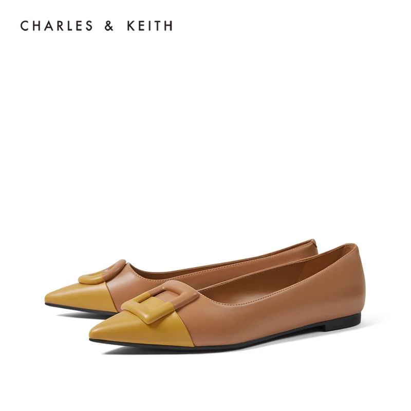 CHARLES＆KEITH Новинка на Весну и Лето2020CK1 70580135Женские туфли Острый Носок Сандалии с