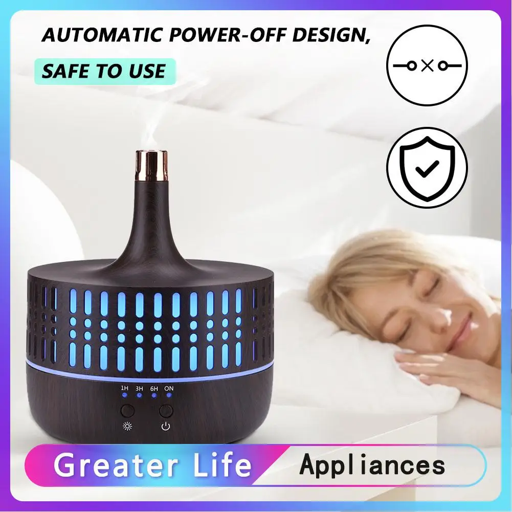 

LED Light Electric Aroma Air Diffuser Humidifier with Bluetooth Speaker