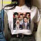 Футболка женская односторонняя, 1D Merch, модная уличная одежда, в стиле Харадзюку, эстетичная Повседневная