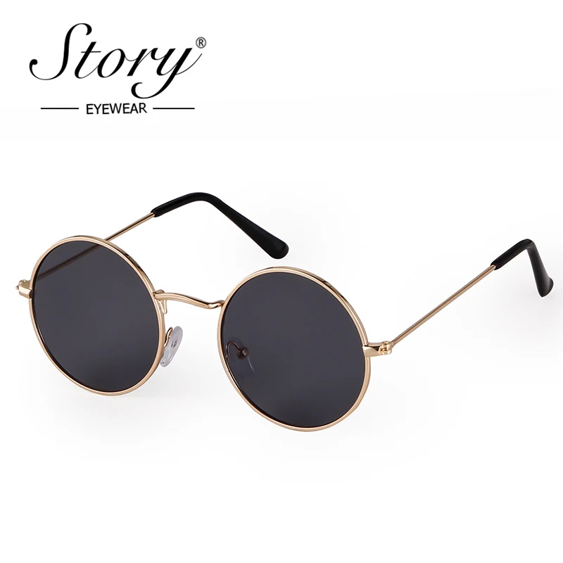 Винтажные Круглые Солнцезащитные очки ST471 в стиле ретро женские брендовые