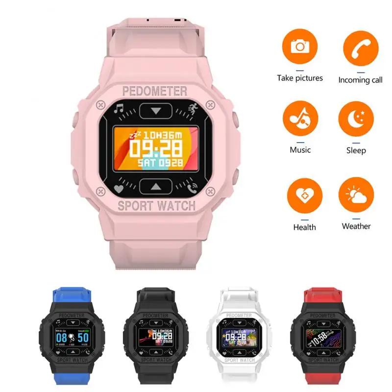 2021 Смарт-часы для мужчин и женщин с пульсометром Шаг Калорий Фитнес-трекер