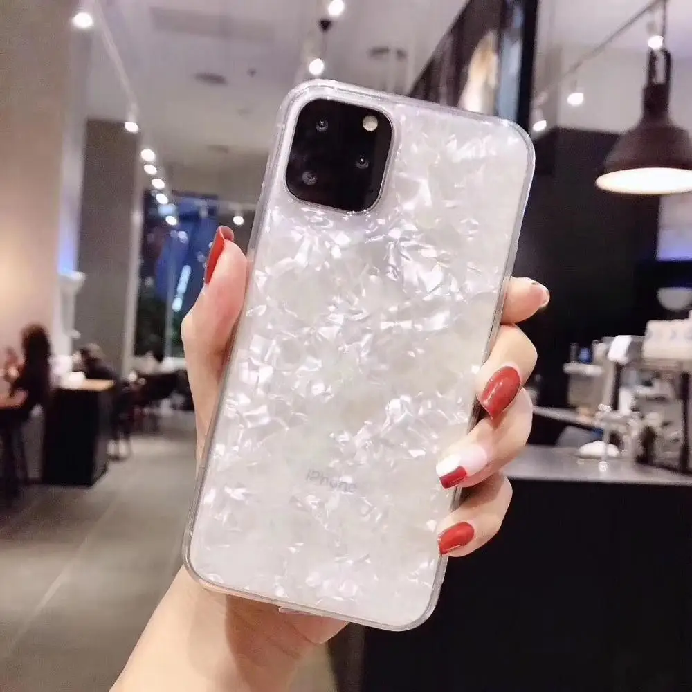 100 шт./лот для iphone 11 Pro новый блестящий чехол Dream Shell IMD с рисунком Iphone Max 2019 |