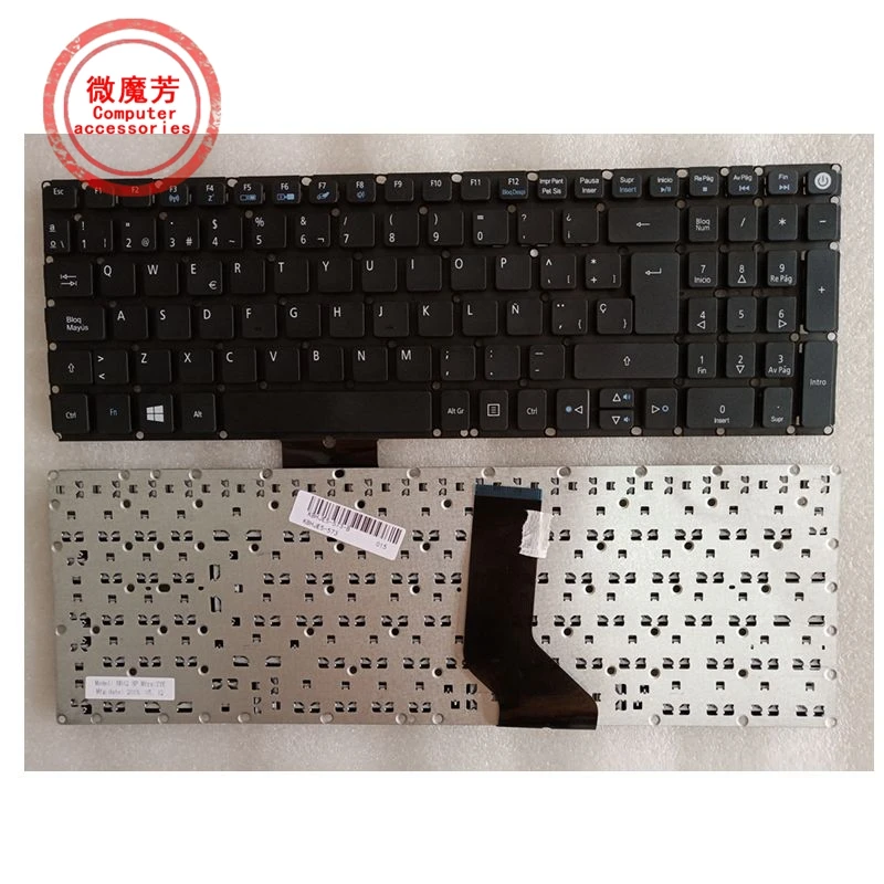 

NEW Spanish keyboard for Acer Aspire V3-575 V3-575G V3-575T V3-575TG F5-573 F5-573T K50-10 F5-771G SP laptop keyboard