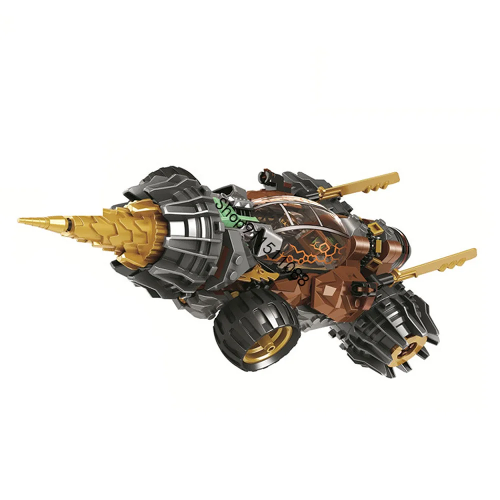 Наследие Коула земляной бурильщик конструктор Набор кирпичей ninjago фильм Модель