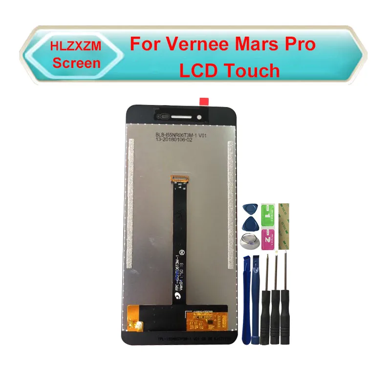 ЖК дисплей Vernee Mars Pro + кодирующий преобразователь сенсорного экрана в сборе