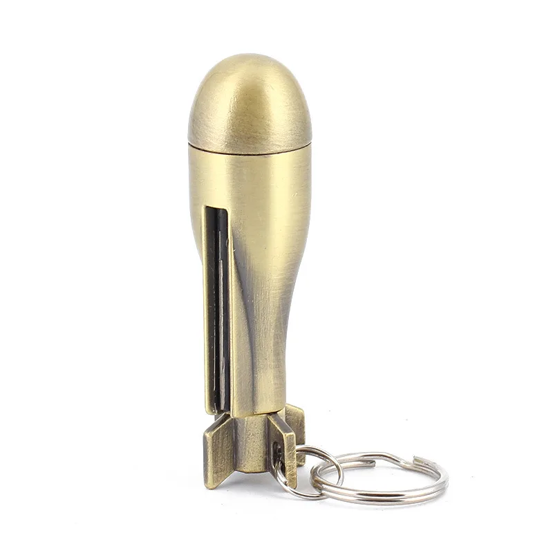keychain Lighter Tourist Flint Fire Starter Gasoline Matches Permanent Waterproof Metal Camping Kerosene Outdoor Survival Tool | Дом и сад