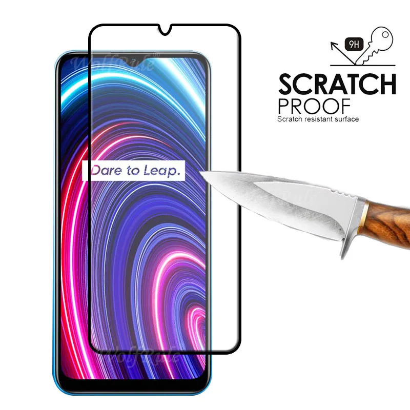 4 in 1 for realme c25y glass for oppo realme c25y tempered glass screen protector for realme c25 c25s c21 c21y c25y lens glass free global shipping