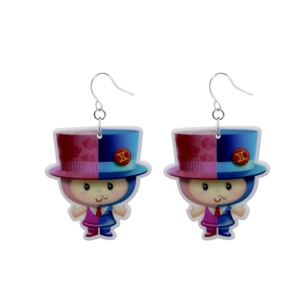 2019 модные подарочные украшения для девочек 12 созвездий висячие серьги женщин и