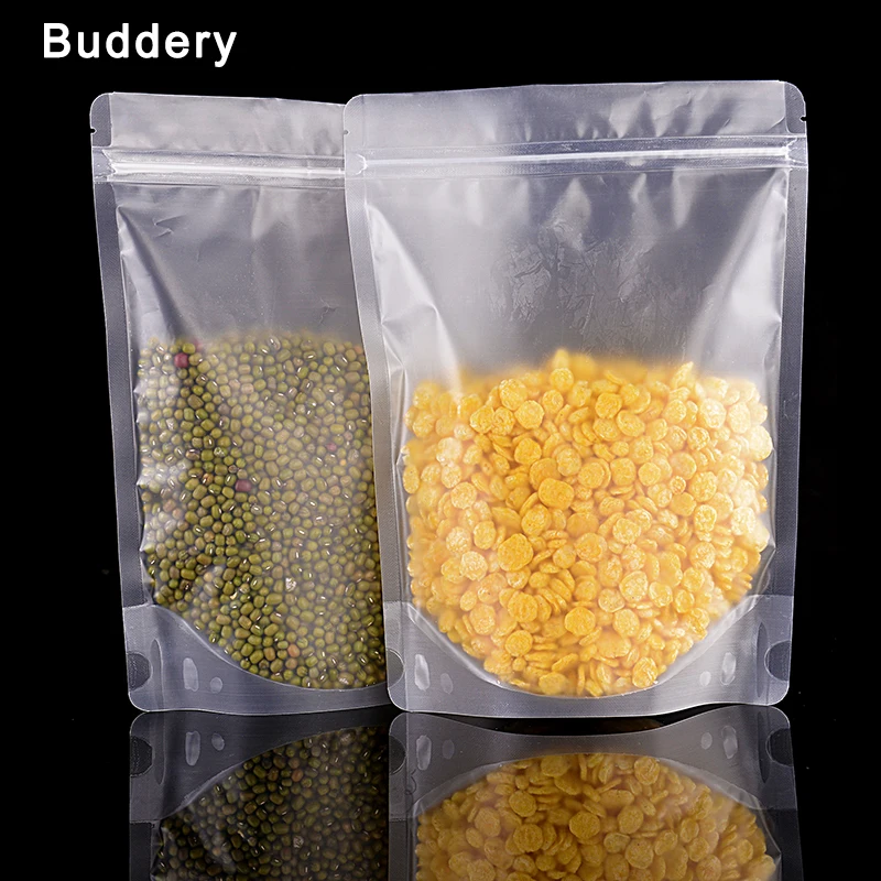 7 Размер матовые rClear пластиковые пакеты стоячий мешок молния замок пищевая